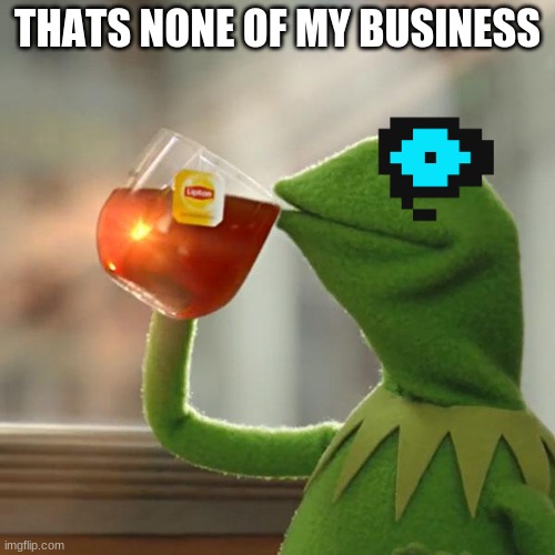 But That's None Of My Business | THATS NONE OF MY BUSINESS | image tagged in memes,but that's none of my business,kermit the frog | made w/ Imgflip meme maker