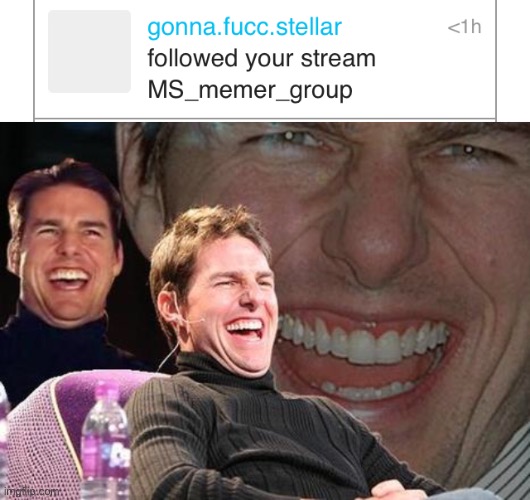 Like i care | image tagged in tom cruise laugh | made w/ Imgflip meme maker