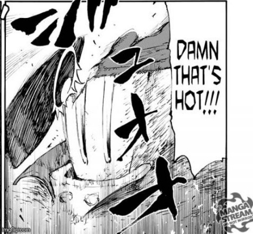 is this nsfw? | image tagged in damn that's hot,anime,manga,fire force,ennen no shobutai | made w/ Imgflip meme maker