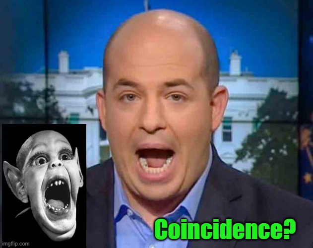 Is Stelter an absentee dad? | Coincidence? | image tagged in cnn fake news,nazis,memes | made w/ Imgflip meme maker