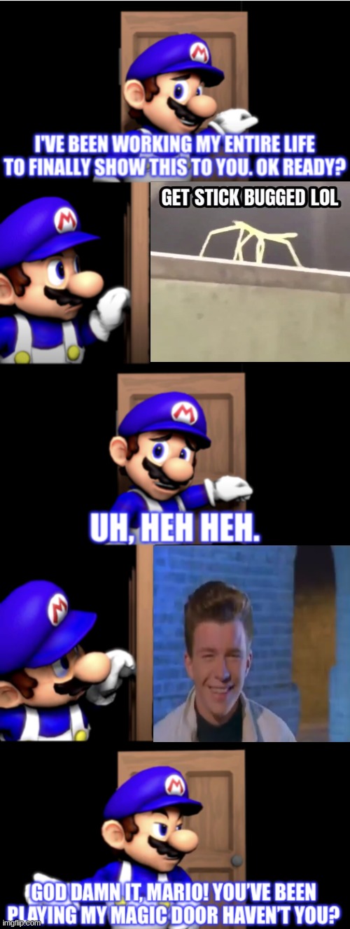 SMG4 door extended | image tagged in smg4 door extended | made w/ Imgflip meme maker