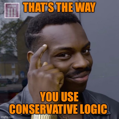You don't have to worry  | THAT’S THE WAY YOU USE CONSERVATIVE LOGIC | image tagged in you don't have to worry | made w/ Imgflip meme maker