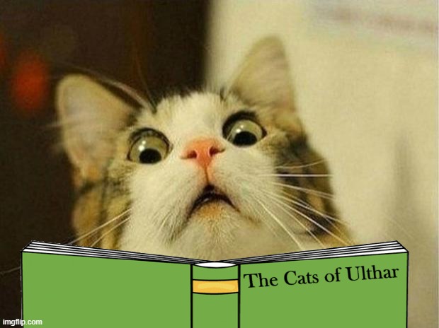 reading the cats of ulthar - Imgflip