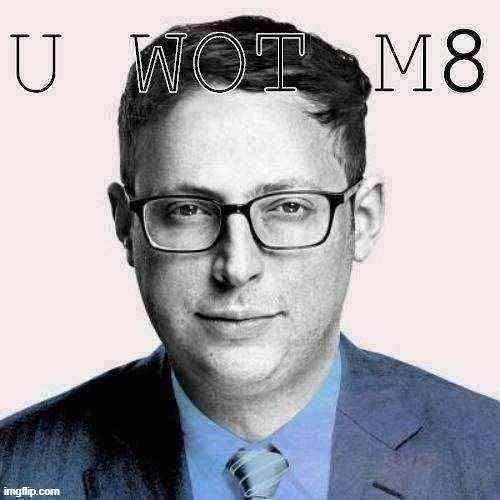 Nate Silver U Wot M8 jpeg degrade Blank Meme Template