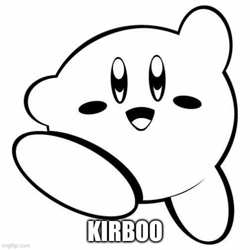 KIRBOO | image tagged in kirby | made w/ Imgflip meme maker