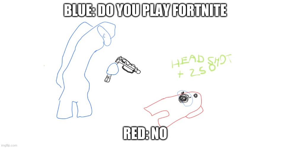 The real among us logic | BLUE: DO YOU PLAY FORTNITE; RED: NO | image tagged in funny memes | made w/ Imgflip meme maker