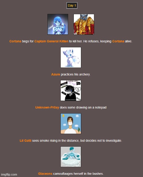 Day 1 (1) | image tagged in hunger games | made w/ Imgflip meme maker