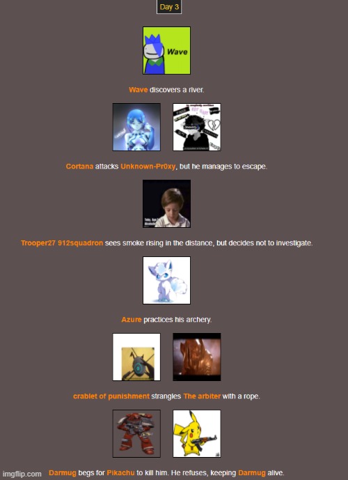 Day 3 (1) | image tagged in hunger games | made w/ Imgflip meme maker