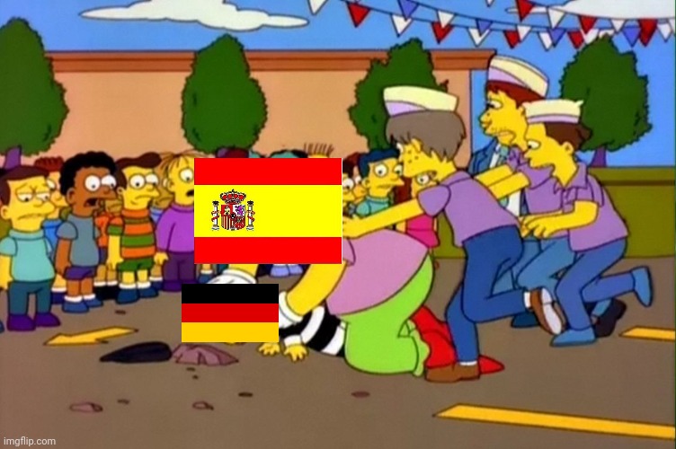 Spain 6-0 Germany | image tagged in stop it's already dead,memes,spain,germany,football,soccer | made w/ Imgflip meme maker