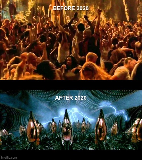 PRE and POST 2020 | image tagged in covid-19,covid,funny | made w/ Imgflip meme maker