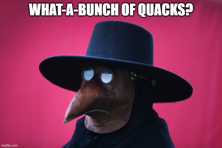 quack mask | WHAT-A-BUNCH OF QUACKS? | image tagged in quack mask | made w/ Imgflip meme maker