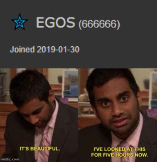 Perfect score achieved! | image tagged in i've looked at this for 5 hours now,egos,666,points,profile | made w/ Imgflip meme maker