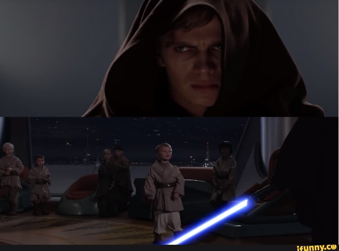 Anakin Kills Younglings (Extended) Blank Meme Template. 