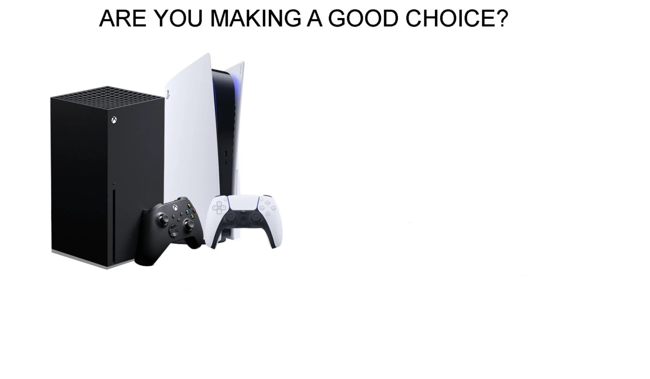 Are you making a good choice ? Blank Meme Template