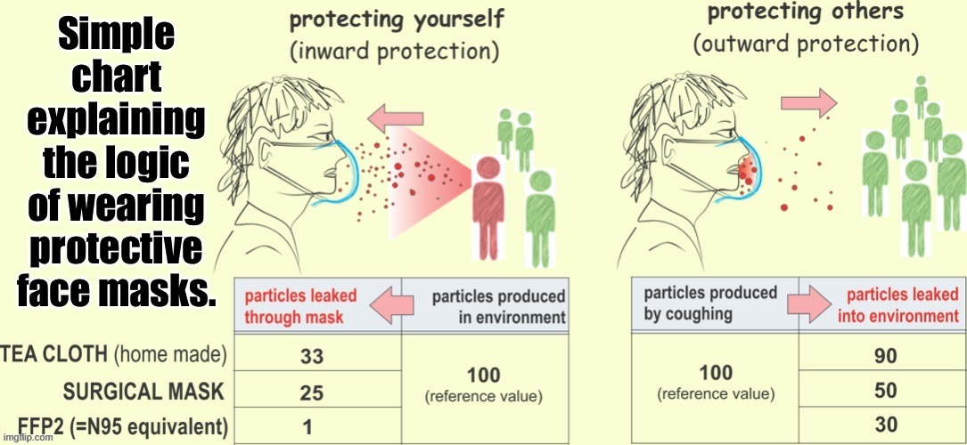 Face mask chart captioned | image tagged in face mask chart captioned | made w/ Imgflip meme maker