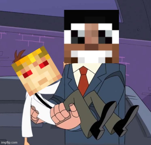 BDubs & Tangoshmirtz | image tagged in phineas and ferb,hermitcraft | made w/ Imgflip meme maker