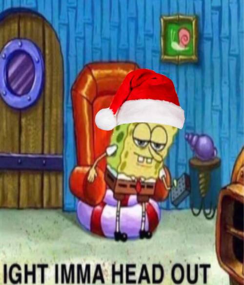 Santa when there is no cookies Blank Meme Template