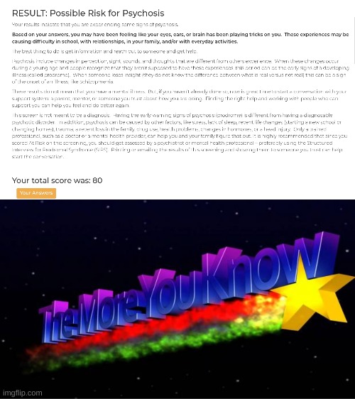 If you can't read it I'll throw it in comments | image tagged in the more you know | made w/ Imgflip meme maker