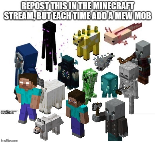 I added the wolf | image tagged in minecraft | made w/ Imgflip meme maker