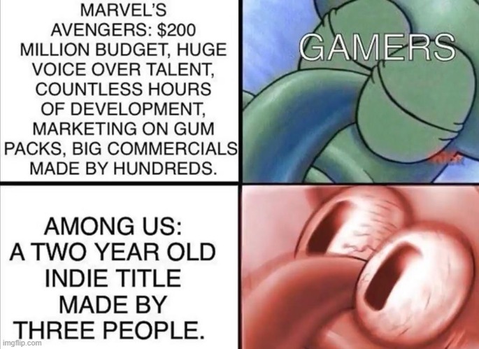 Among us | image tagged in squidward real shit | made w/ Imgflip meme maker