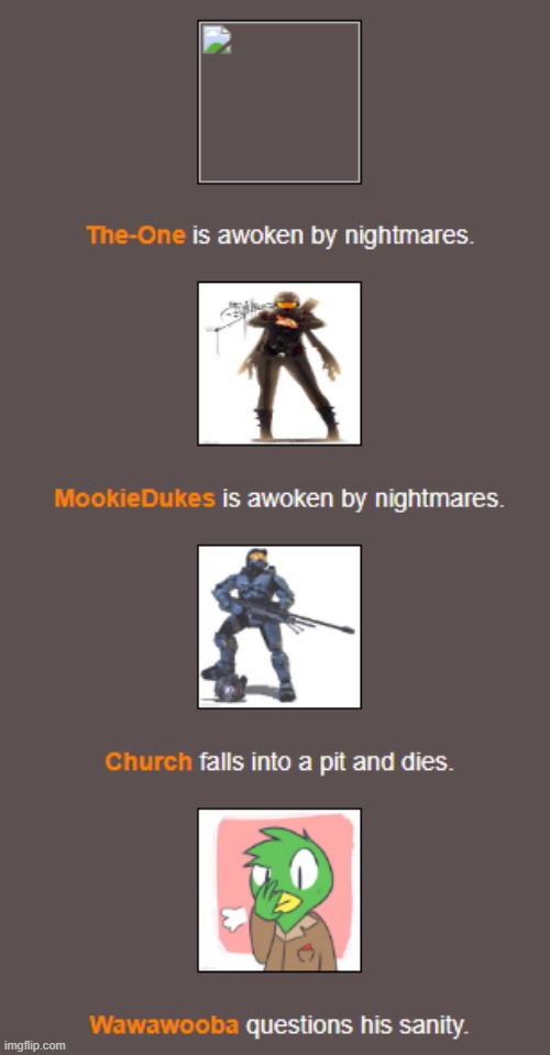 Night 1 (3) | image tagged in hunger games | made w/ Imgflip meme maker