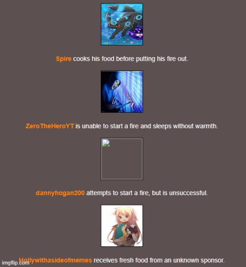 Night 2 (3) | image tagged in hunger games | made w/ Imgflip meme maker