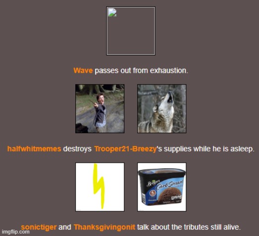 Night 2 (4) | image tagged in hunger games | made w/ Imgflip meme maker