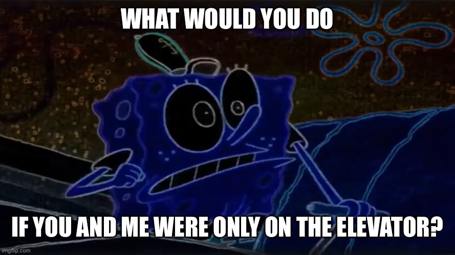 WHAT WOULD YOU DO; IF YOU AND ME WERE ONLY ON THE ELEVATOR? | made w/ Imgflip meme maker
