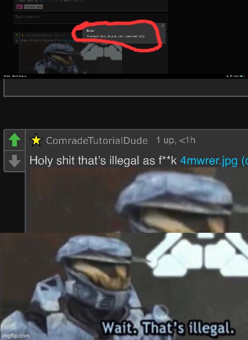 Wait. That IS illegal. | image tagged in wait that s illegal | made w/ Imgflip meme maker