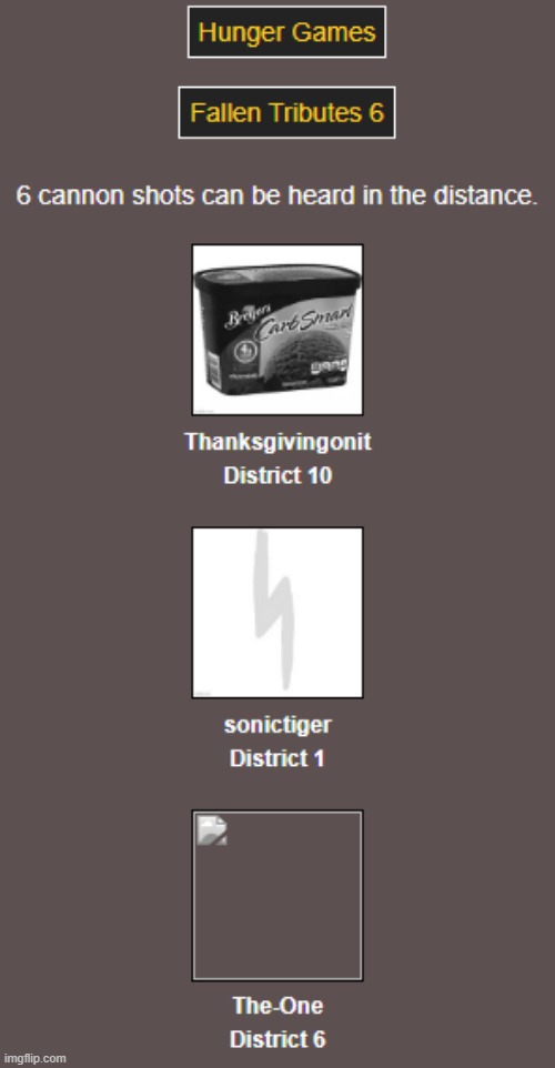 Press F (Night 5/Day 6) | image tagged in hunger games | made w/ Imgflip meme maker
