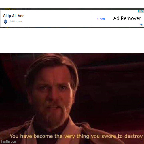 huh | image tagged in you have become the very thing you swore to destroy | made w/ Imgflip meme maker