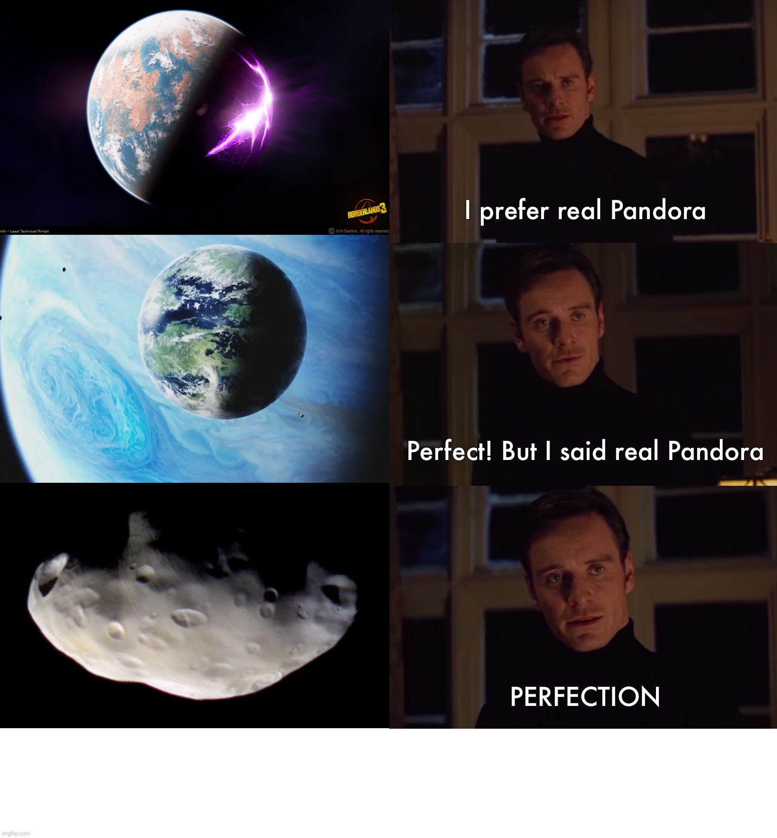 Real Pandora | I prefer real Pandora; Perfect! But I said real Pandora; PERFECTION | image tagged in perfection,avatar,astronomy,sci-fi,science fiction,solar system | made w/ Imgflip meme maker