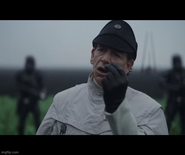 Krennic "We were this close" | image tagged in krennic we were this close | made w/ Imgflip meme maker