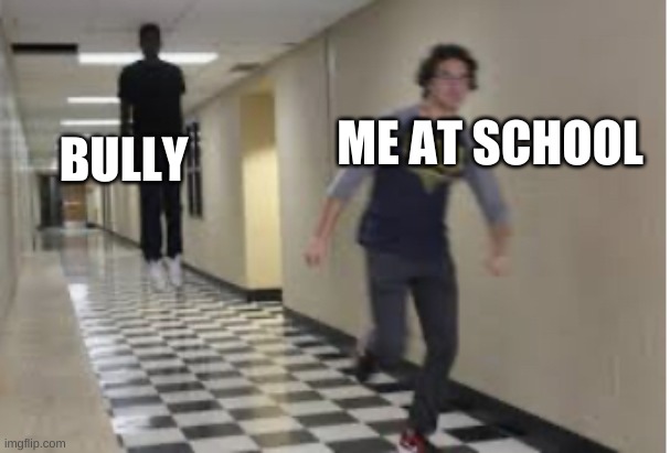 nooooooooooooooooooooooooooooooooooooooooooooooooooooooooooooooooooooooooooooooooooooooooooooooooooooooooooooooooooooooooooooooo | BULLY; ME AT SCHOOL | image tagged in running down hallway | made w/ Imgflip meme maker