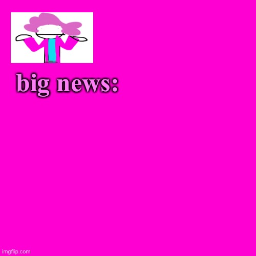 alwayzbread big news Blank Meme Template