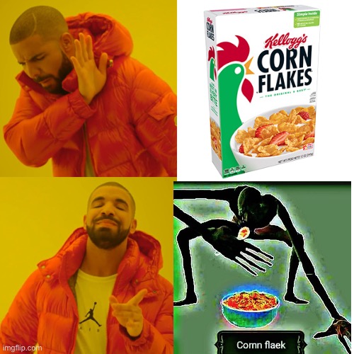 COrNn FLaek | image tagged in corn flake | made w/ Imgflip meme maker