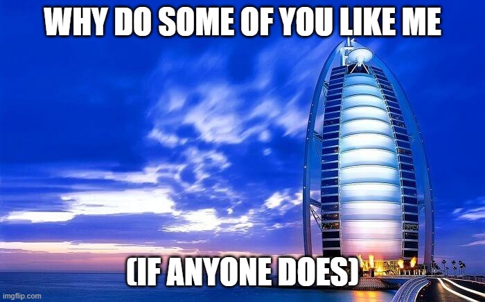 WHY DO SOME OF YOU LIKE ME; (IF ANYONE DOES) | made w/ Imgflip meme maker