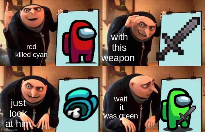 I've made the Gru meme format but with Caustic. Hope you like it