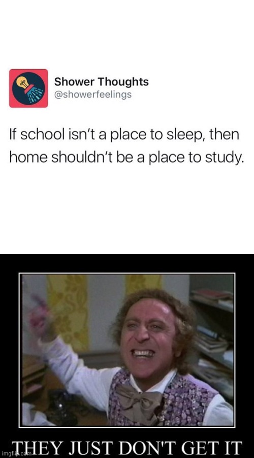 They just don't get it | image tagged in memes,school meme | made w/ Imgflip meme maker