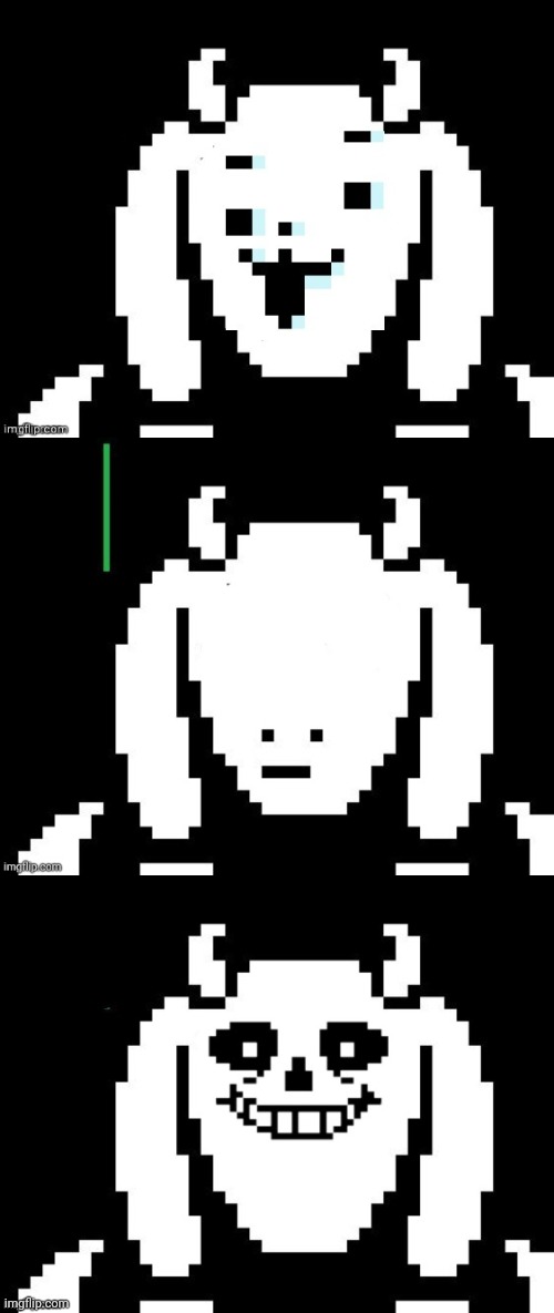 What have I brought to this cursed land? | image tagged in toriel,sans,temmie,iamscared | made w/ Imgflip meme maker
