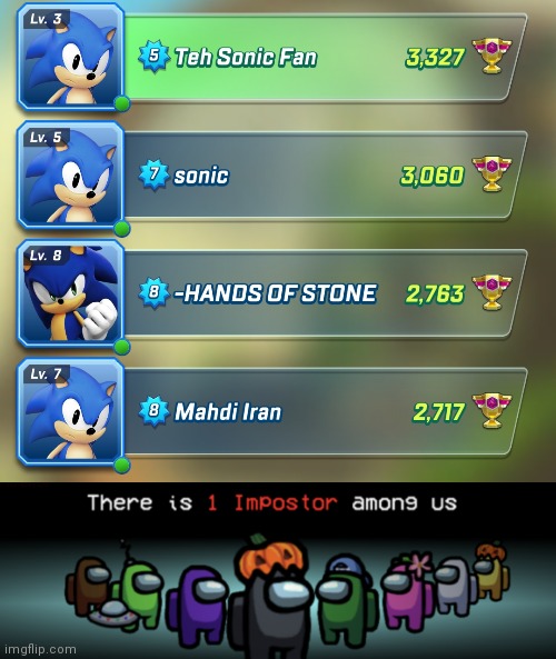 Classic Sonic, Classic Sonic, Modern Sonic, Cla- Wait What!? | image tagged in sonic the hedgehog,sonic,sonic forces,among us,sonicsonicmodernsonic | made w/ Imgflip meme maker
