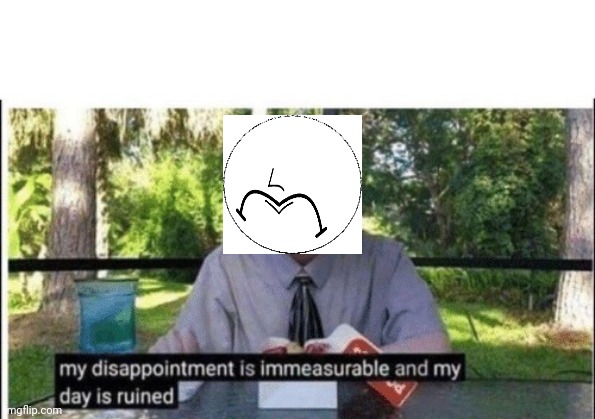 My dissapointment is immeasurable and my day is ruined | image tagged in my dissapointment is immeasurable and my day is ruined | made w/ Imgflip meme maker