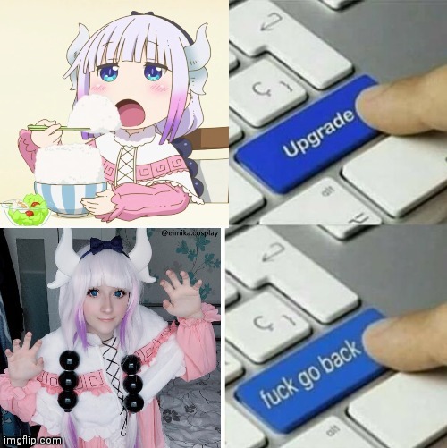 Kanna | image tagged in kanna | made w/ Imgflip meme maker