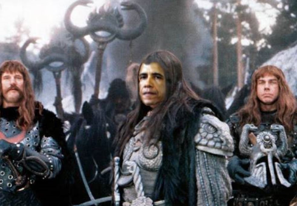 Barack "Thulsa Doom" Obama Blank Meme Template