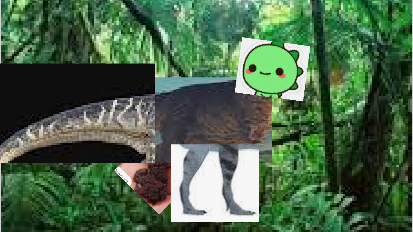 the dino that poops rocks Blank Meme Template