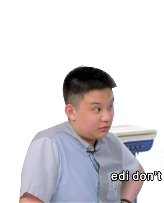 Edi Don't Bimby Blank Meme Template