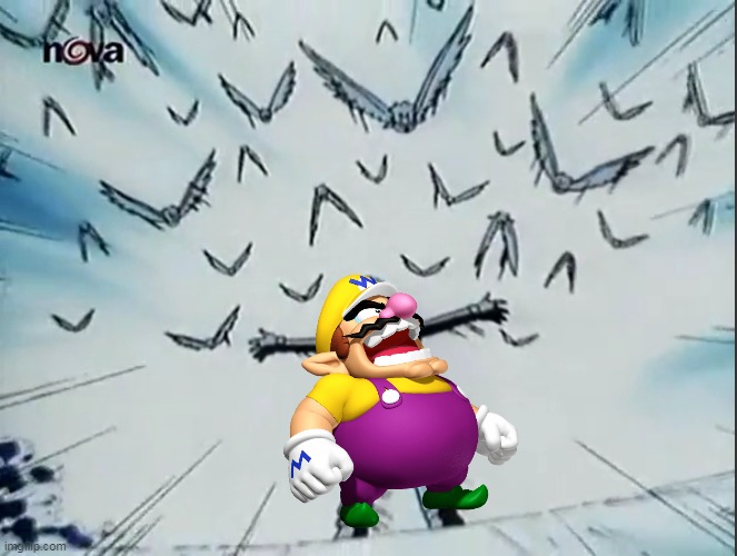 wario sacrafices himself to save pikachu and dies | image tagged in memes,funny,wario,pokemon | made w/ Imgflip meme maker