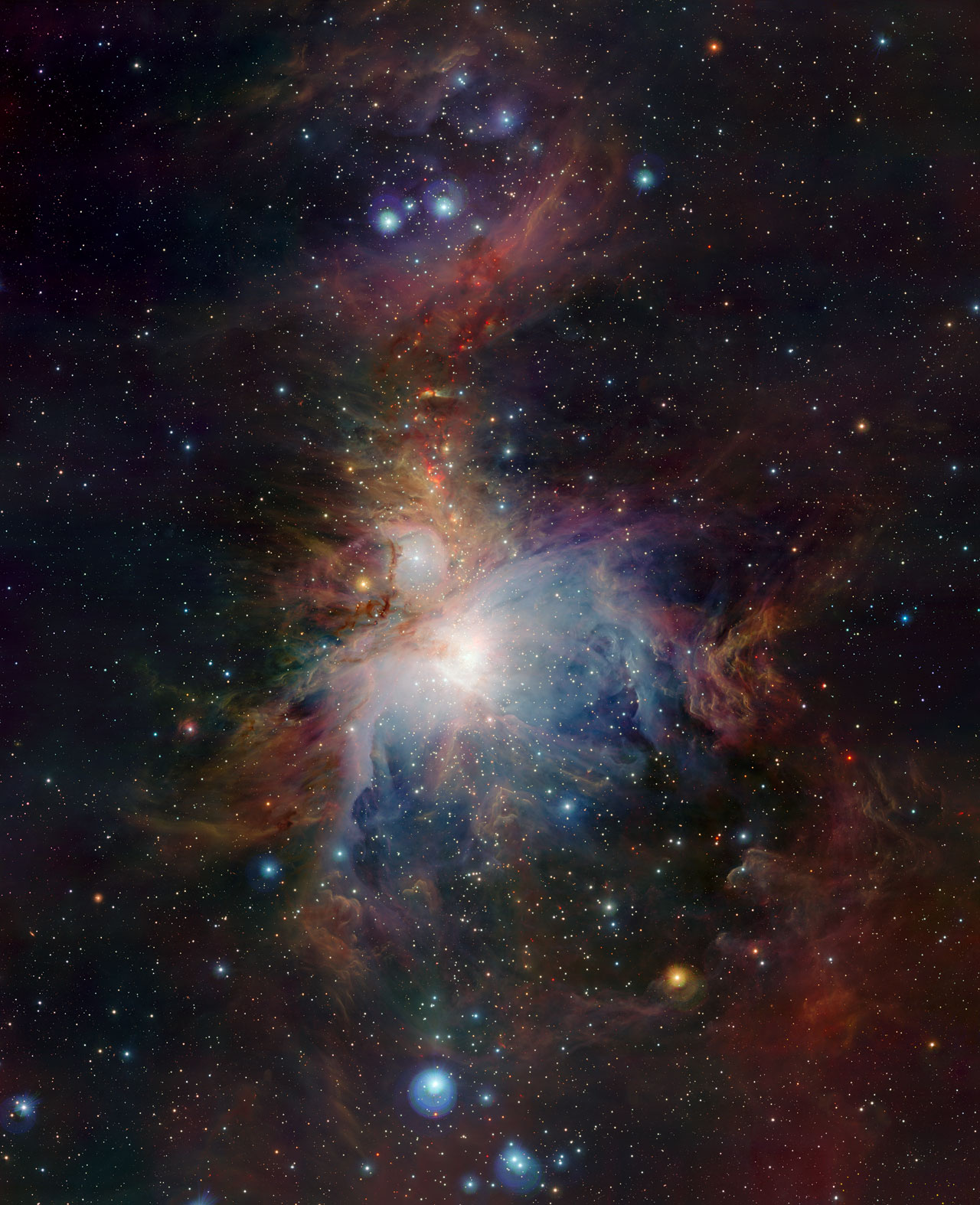 VISTA&#39;s infrared view of the Orion Nebula | image tagged in space