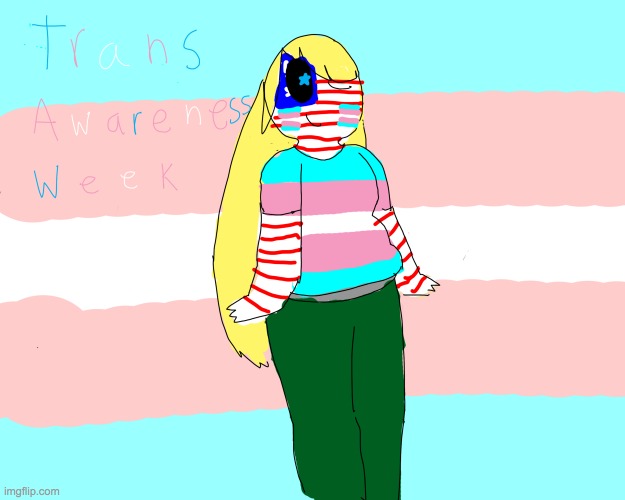 Happy transgender awarness week! | image tagged in transgender | made w/ Imgflip meme maker