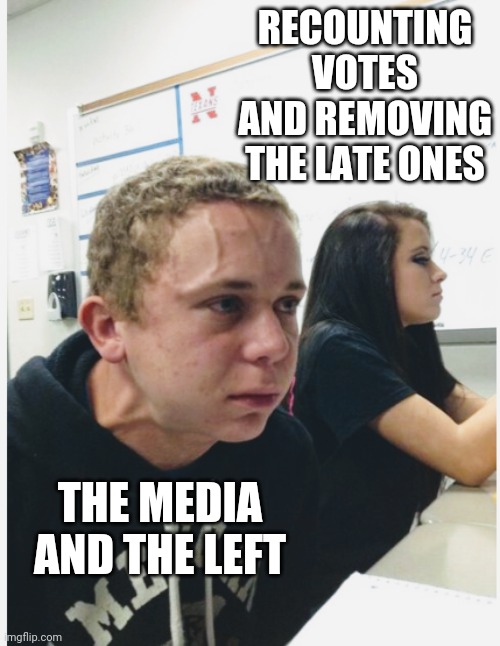 Like an IRS Audit | RECOUNTING VOTES AND REMOVING THE LATE ONES; THE MEDIA AND THE LEFT | image tagged in biden,harris,vote2020,election 2020,liberals,trump | made w/ Imgflip meme maker